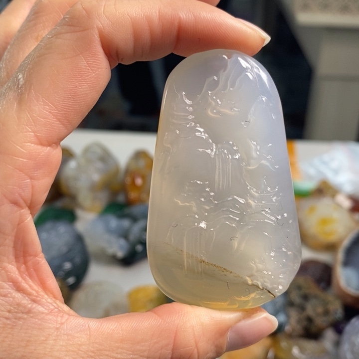 玛瑙/玉髓吊坠(不含链)未镶嵌