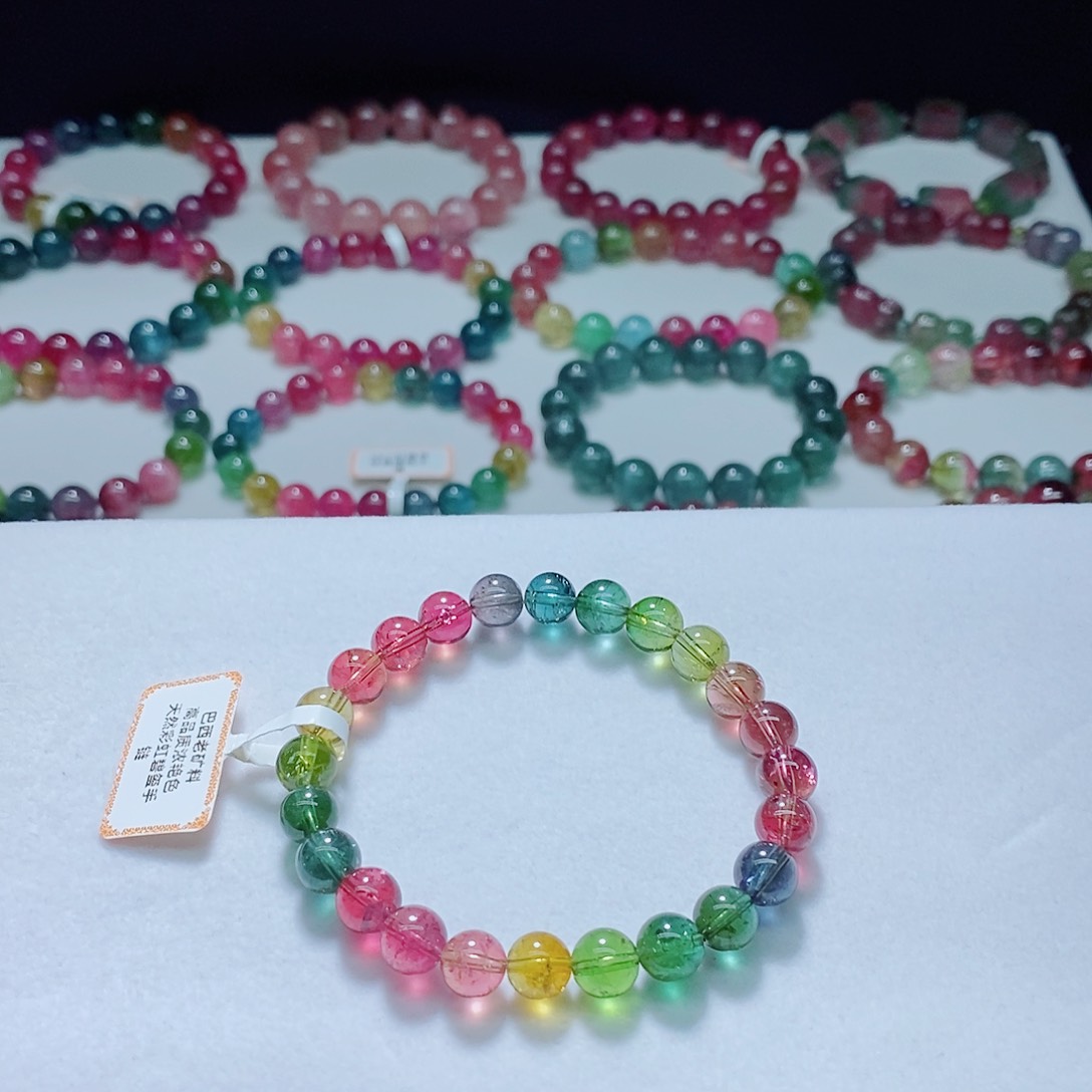 手链未镶嵌碧玺7.7mm左右