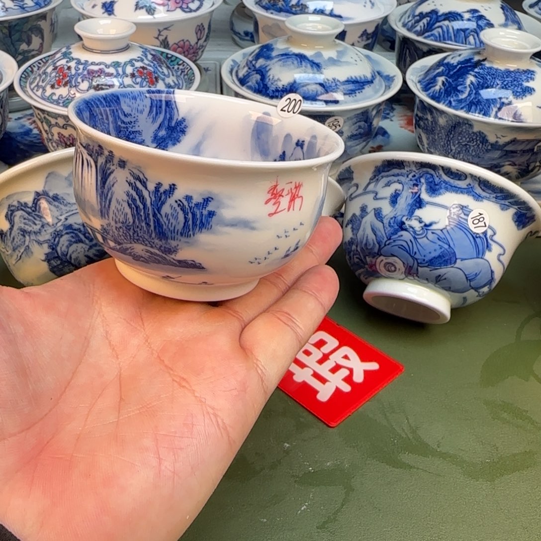 彦祖纯手工手绘茶具200变形