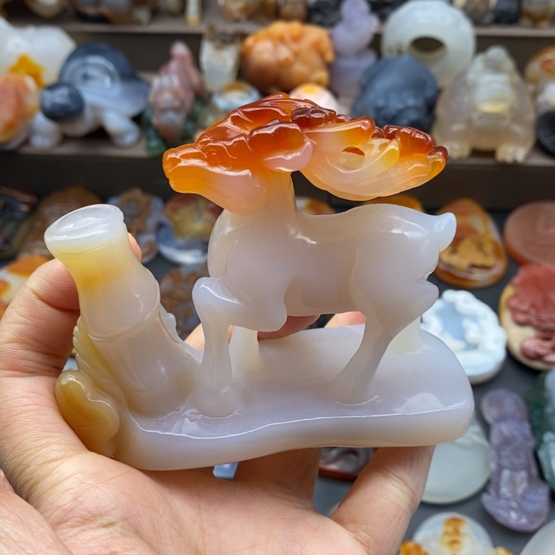 未镶嵌吊坠(不含链)玛瑙/玉髓C***y