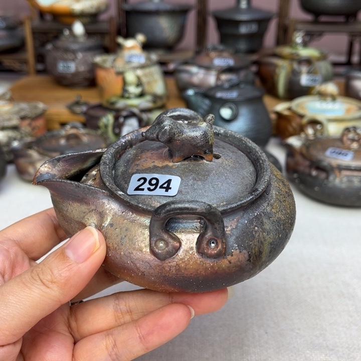 壶裸柴烧陶瓷茶具