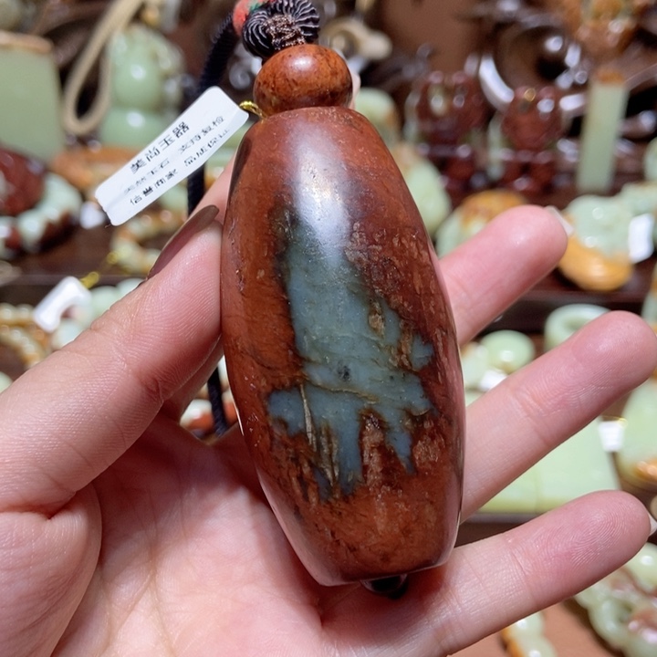 岫岩河磨玉（透闪石质玉）把件未镶嵌