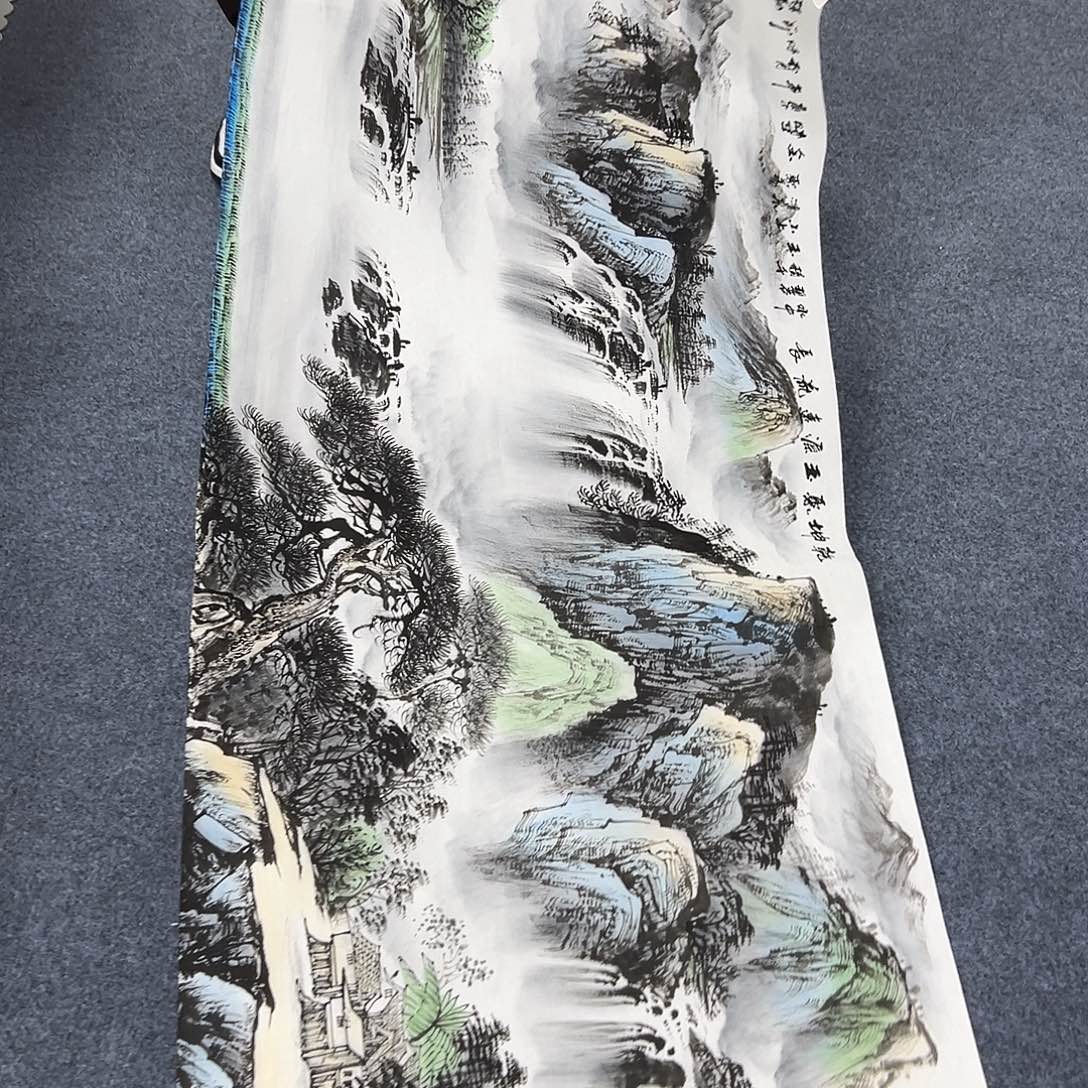 国画国画作品宣纸纯手绘