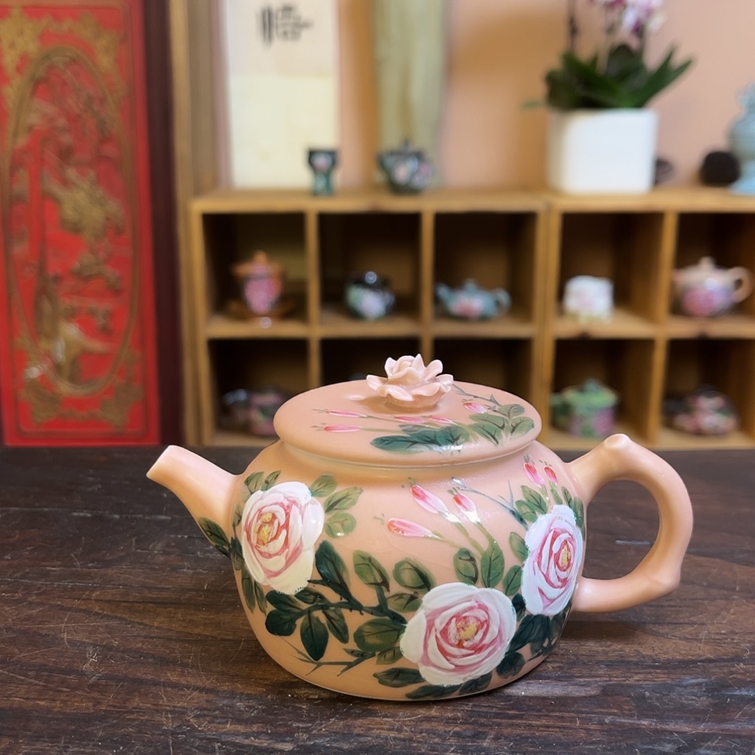 柴烧手工手绘陶瓷