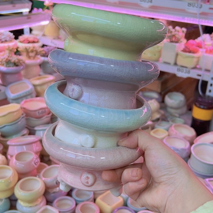 陶瓷花盆当场凑满12包邮