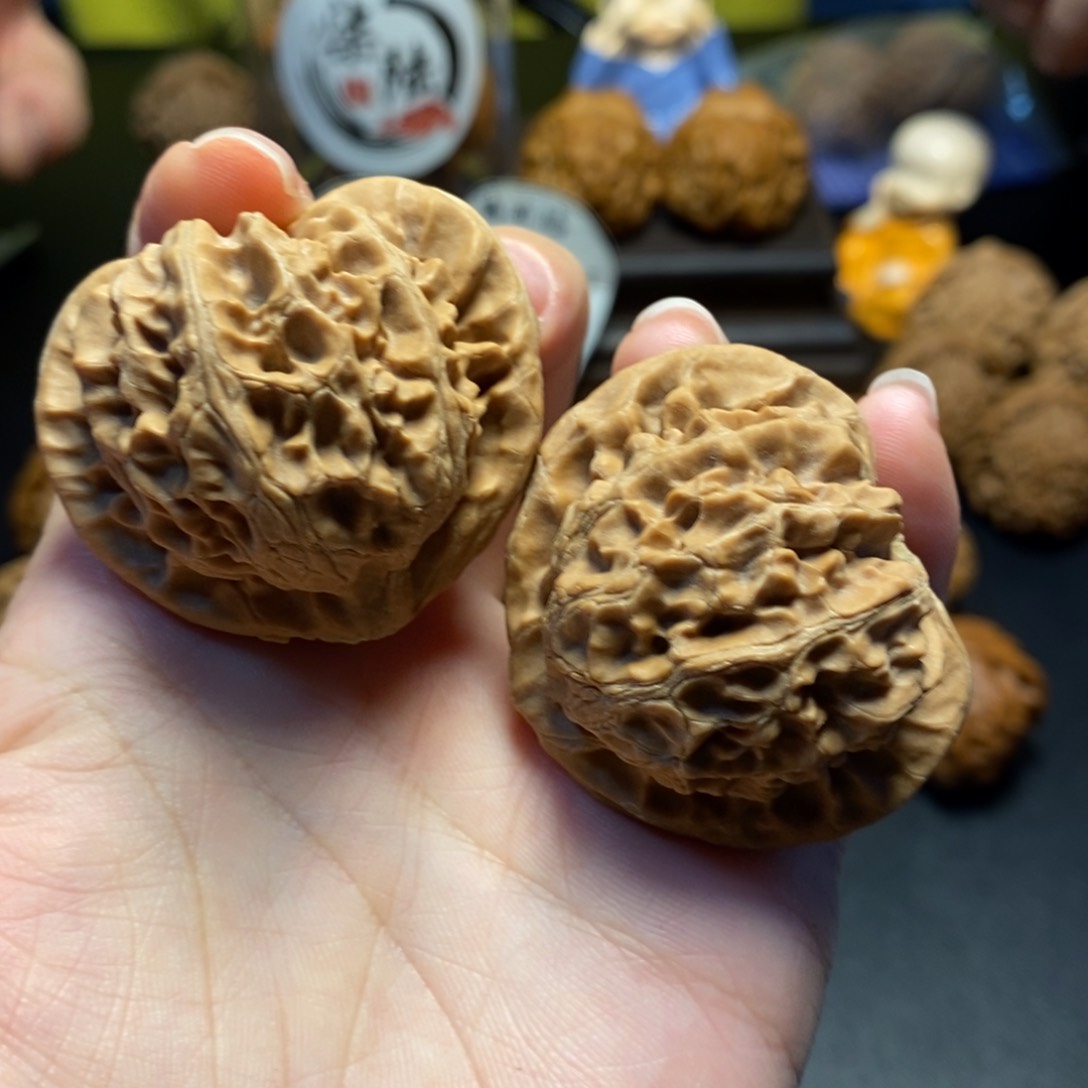 文玩核桃把件34号宫灯全品42尺