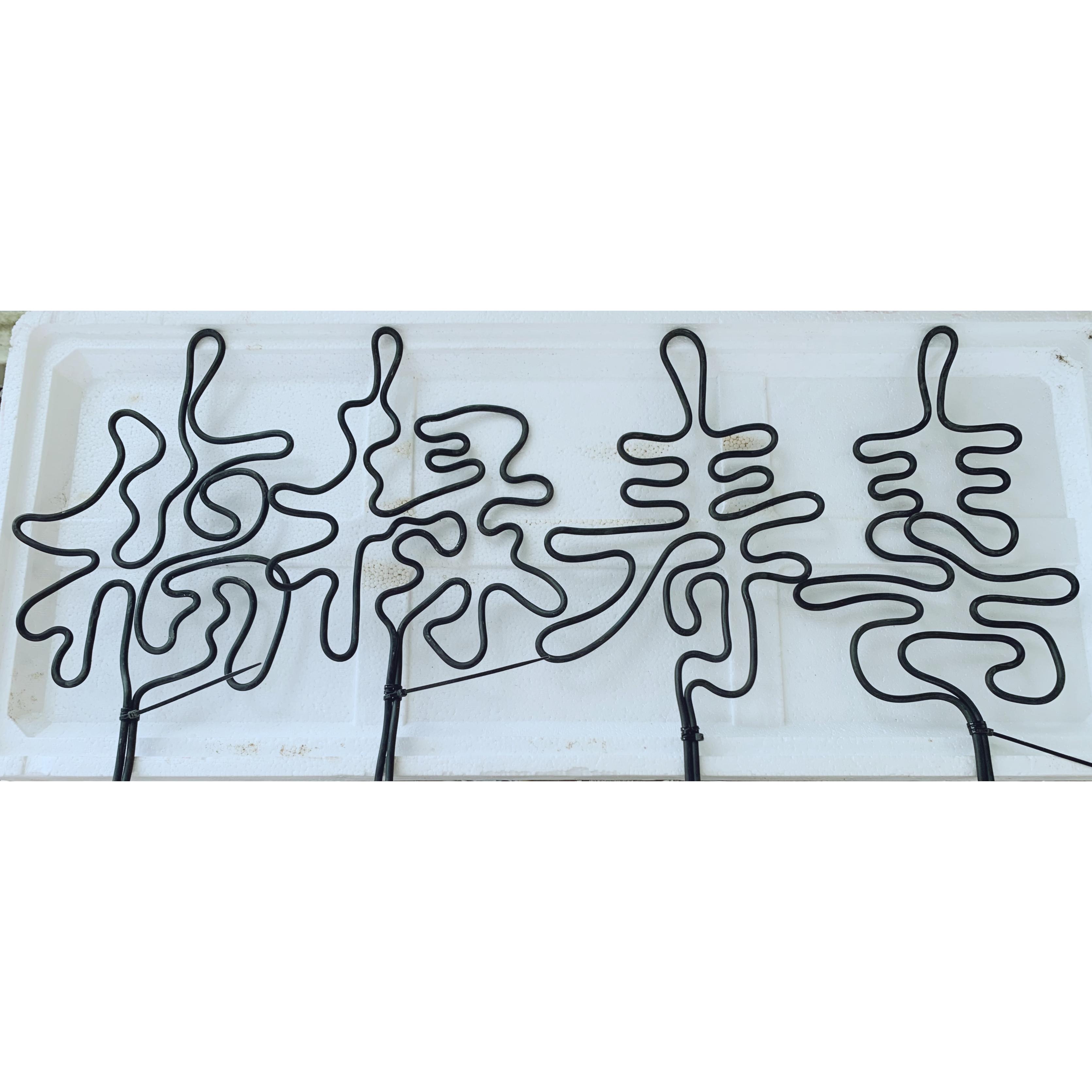 金弹子盆景双枝条独特造型 模型包含福禄字体铝丝0.4毫米