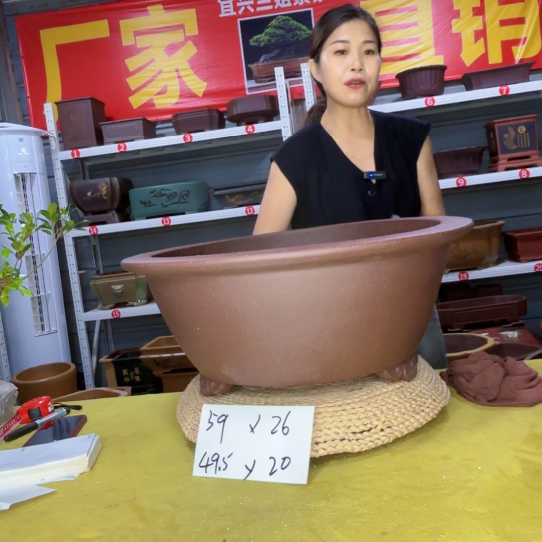 紫砂花盆宜兴紫砂