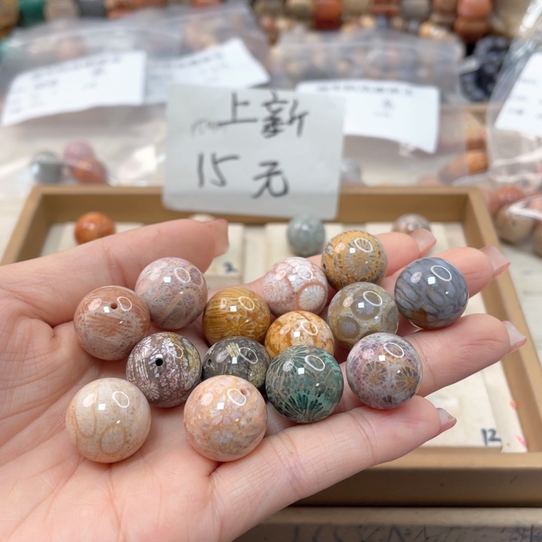未镶嵌手链硅化珊瑚（珊瑚玉）诗*551
