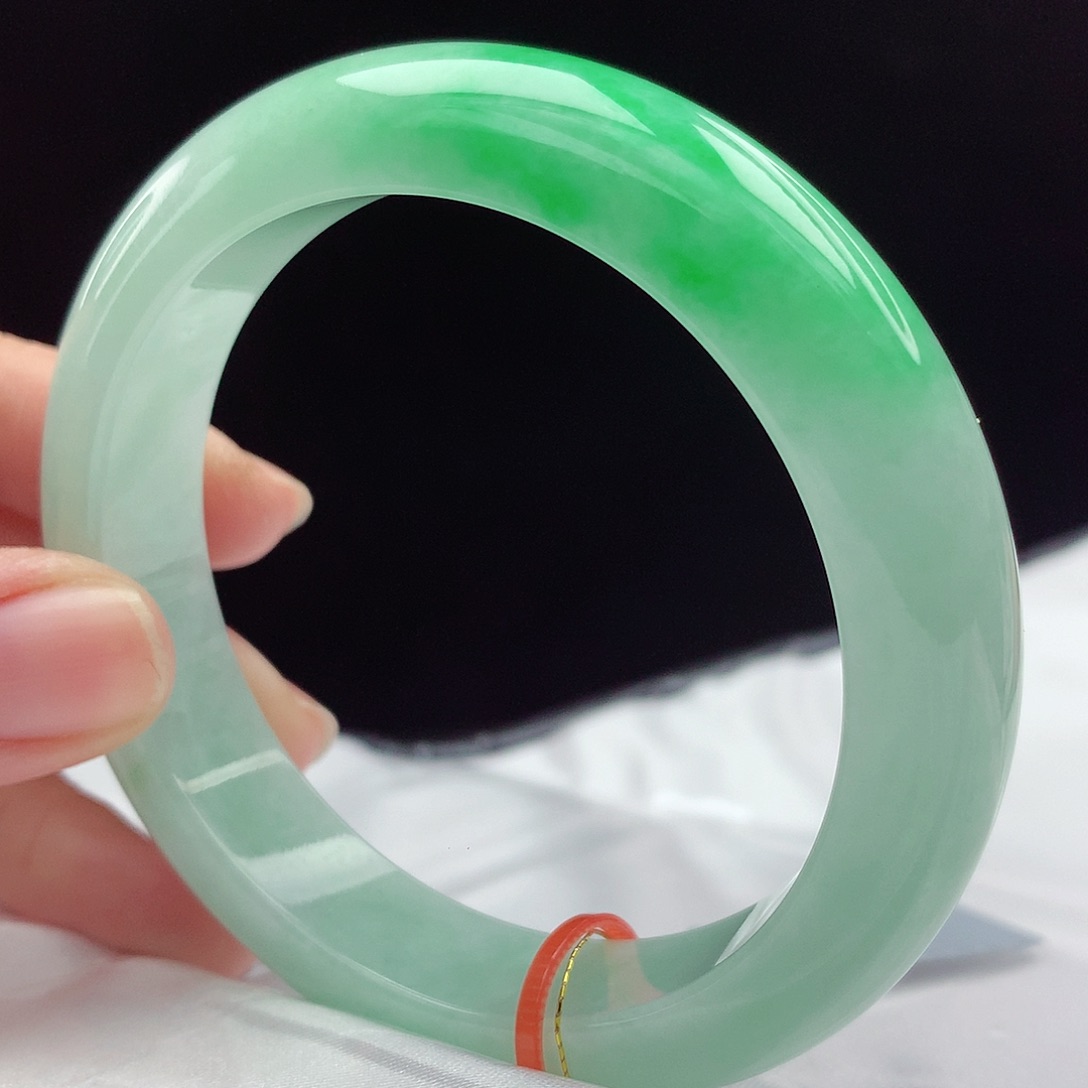 未镶嵌手镯翡翠李**来55圈4781