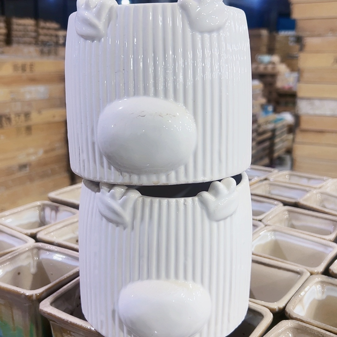 有孔，外贸尾单陶瓷花盆凑单10米包邮