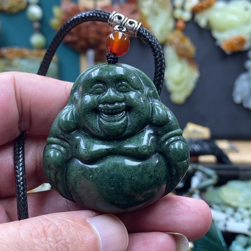 【闪购商品】蛇纹石玉吊坠未镶嵌