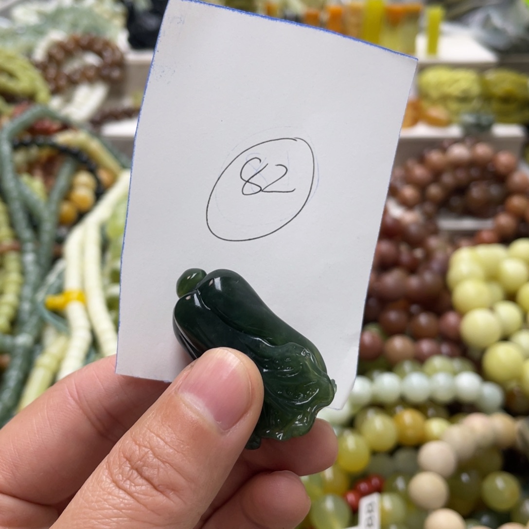 蛇纹石玉手链未镶嵌