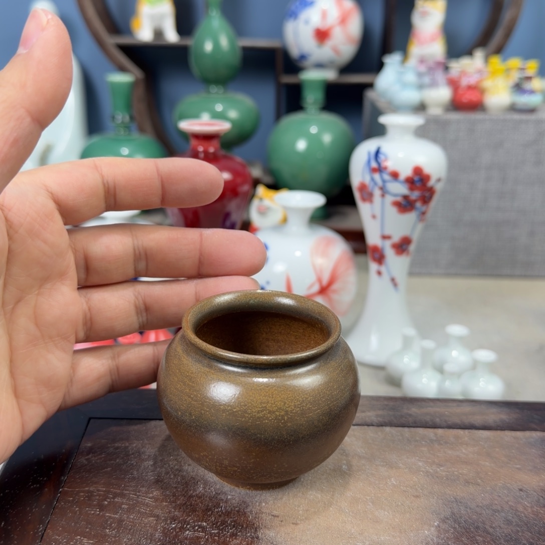 陶瓷手工小花器摆件