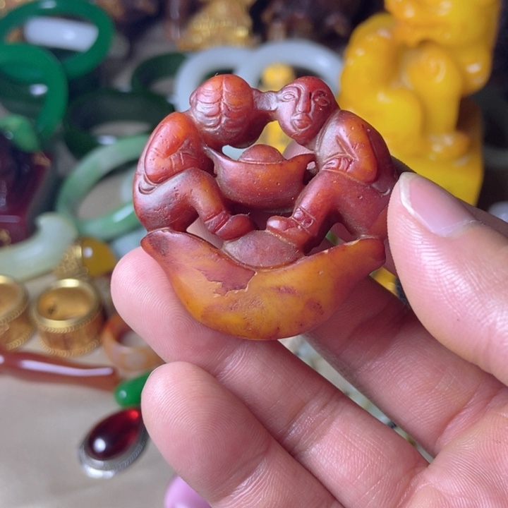 白玉菩提吊坠收藏