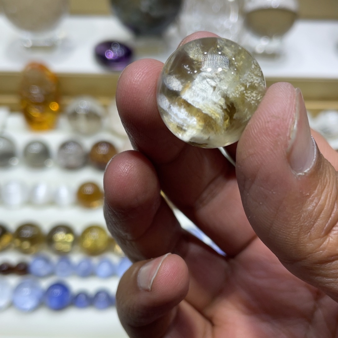 水晶裸石定位未镶嵌