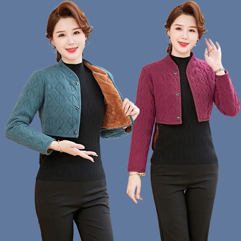 T37 T38 加绒护肩护颈半身保暖衣高领小棉袄X