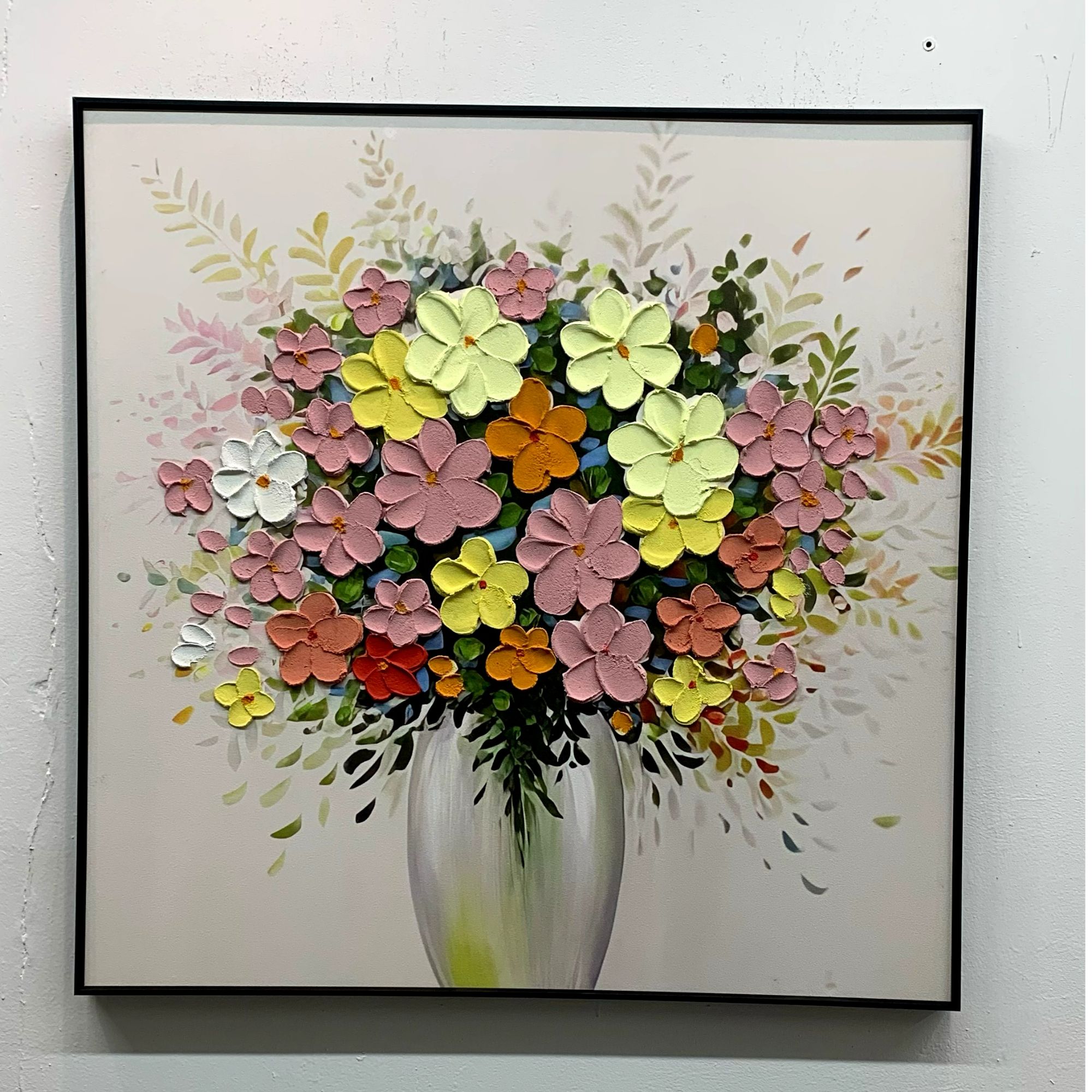 璀璨人生·手绘油画高端大气现代简约客厅装饰画玄关餐厅电表箱