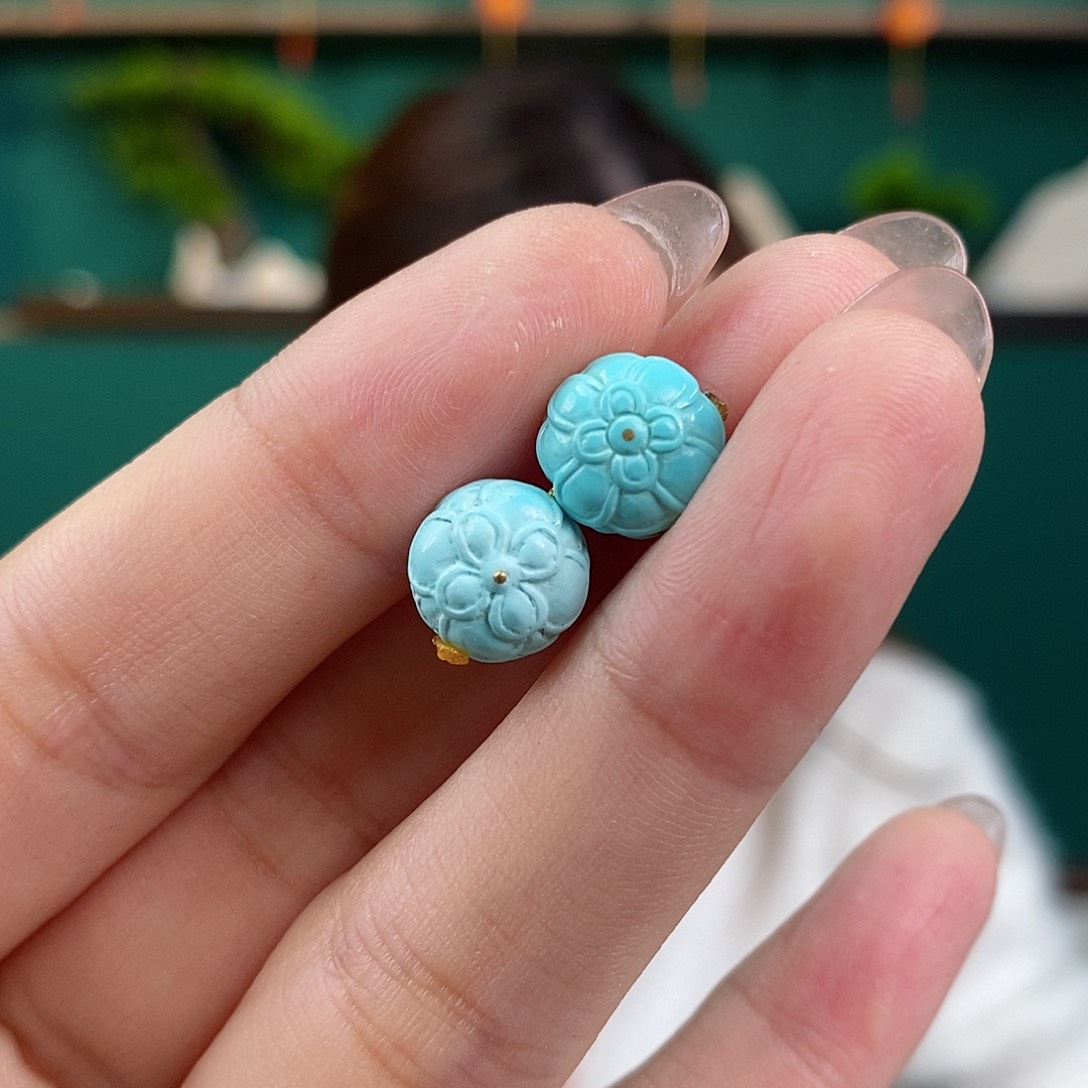 绿松石珠宝奇石未镶嵌