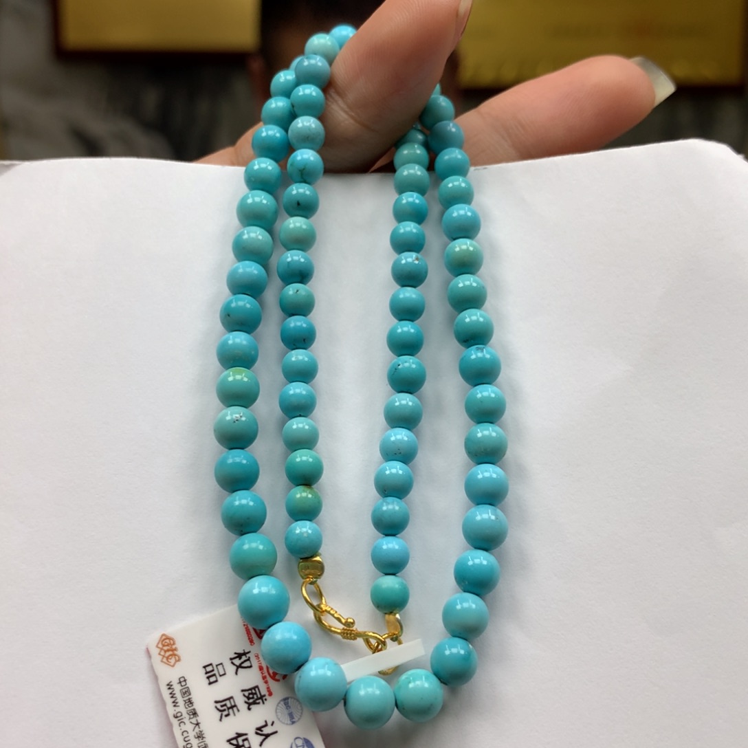 绿松石长链未镶嵌