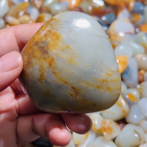 和田玉（糖玉）手链未镶嵌8