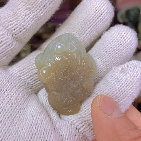 和田玉（白玉）挂件未镶嵌