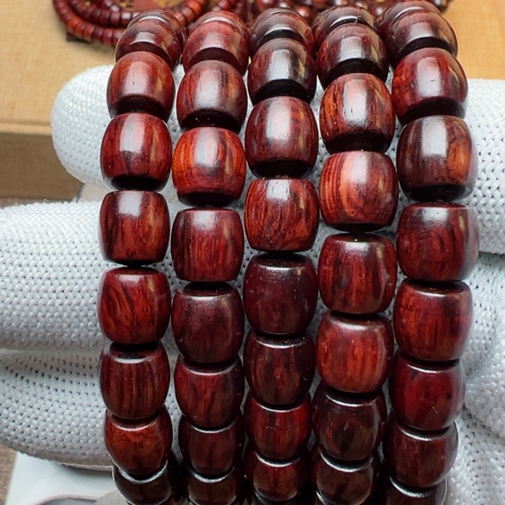 木木本海南红降花梨公8×8直切单圈