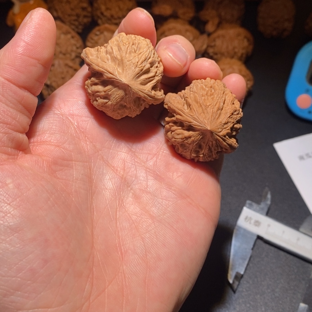 文玩核桃吊坠5号火焰38尺