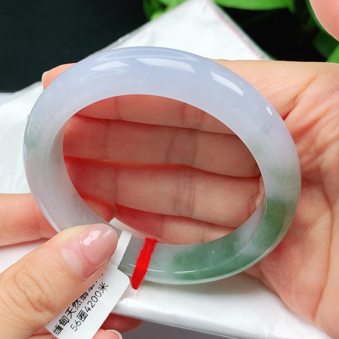 翡翠手镯未镶嵌55 56 55