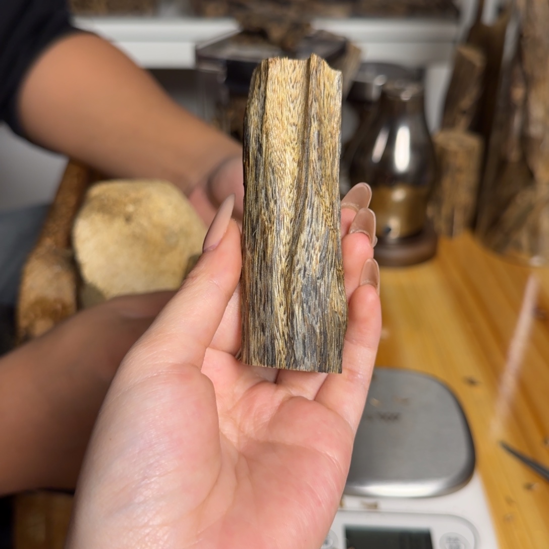 沉香陆河虫漏香24克