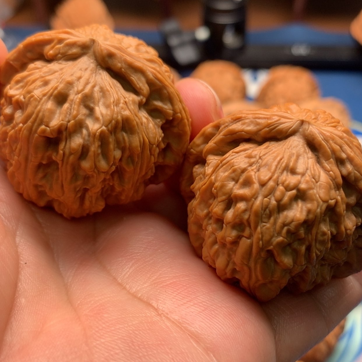 【闪购商品】文玩核桃吊坠白狮子43