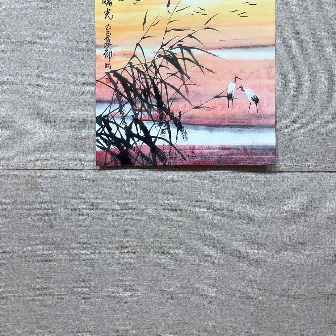 国画石建勋教授精品国画（带框）