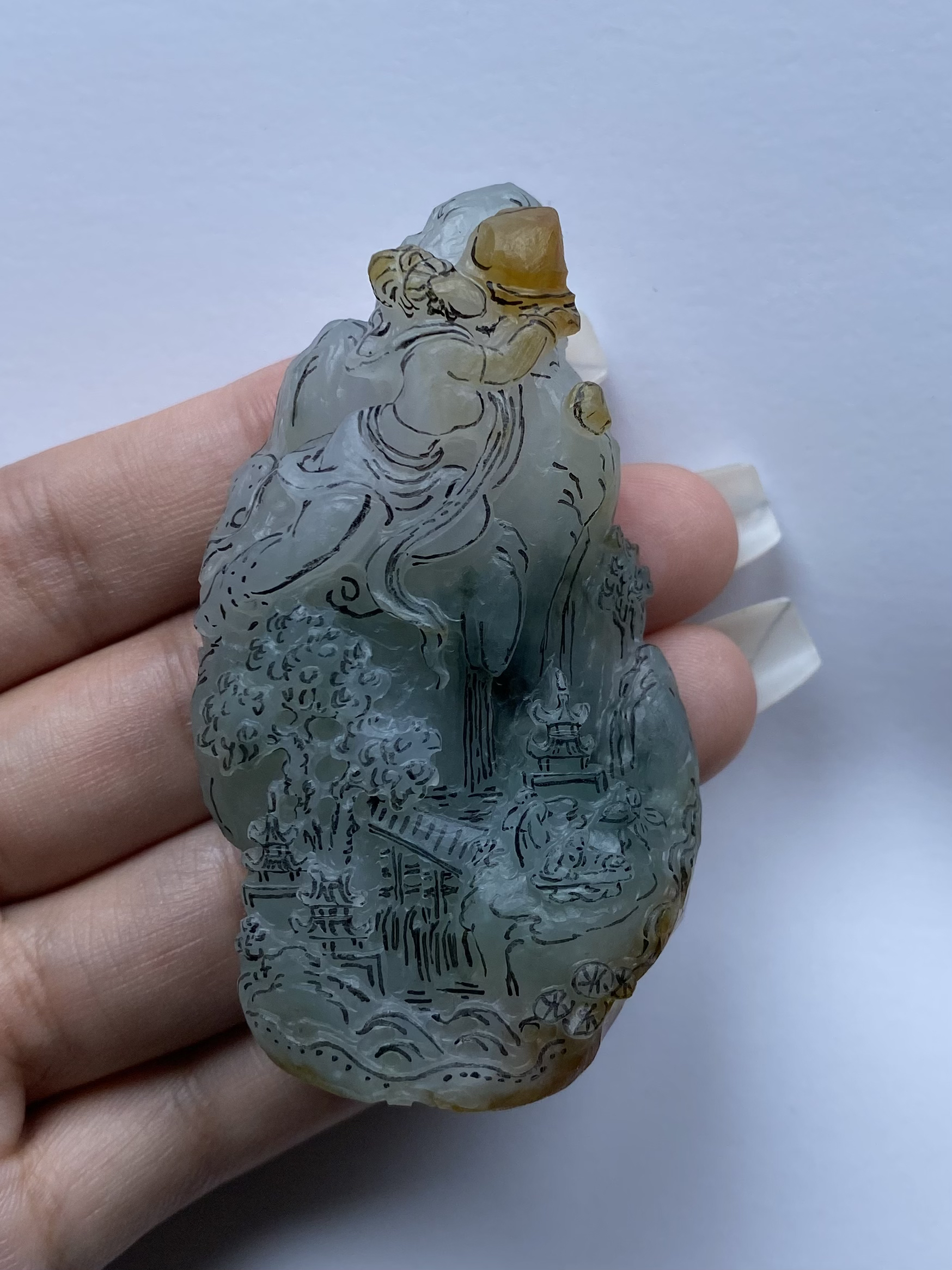 女娲补天翡翠定制