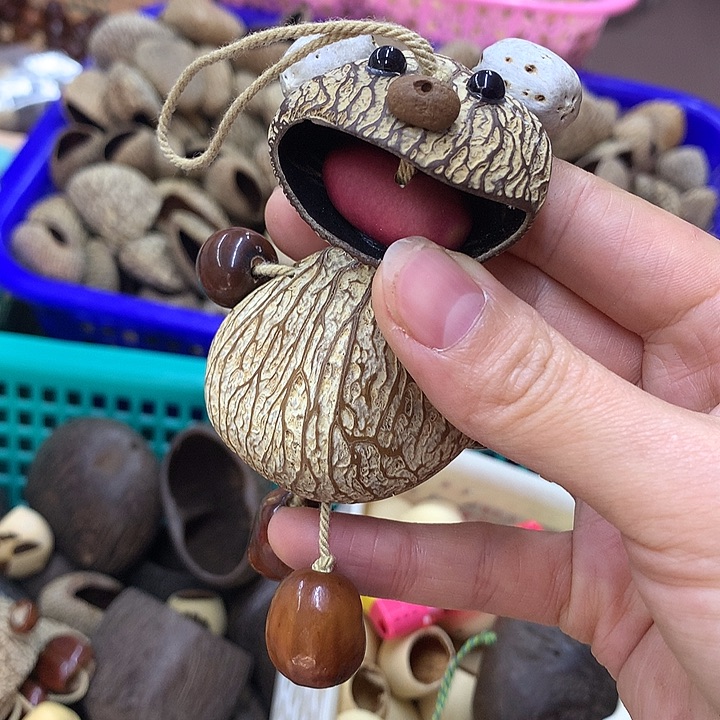徐***子吊坠千眼菩提可爱大嘴熊