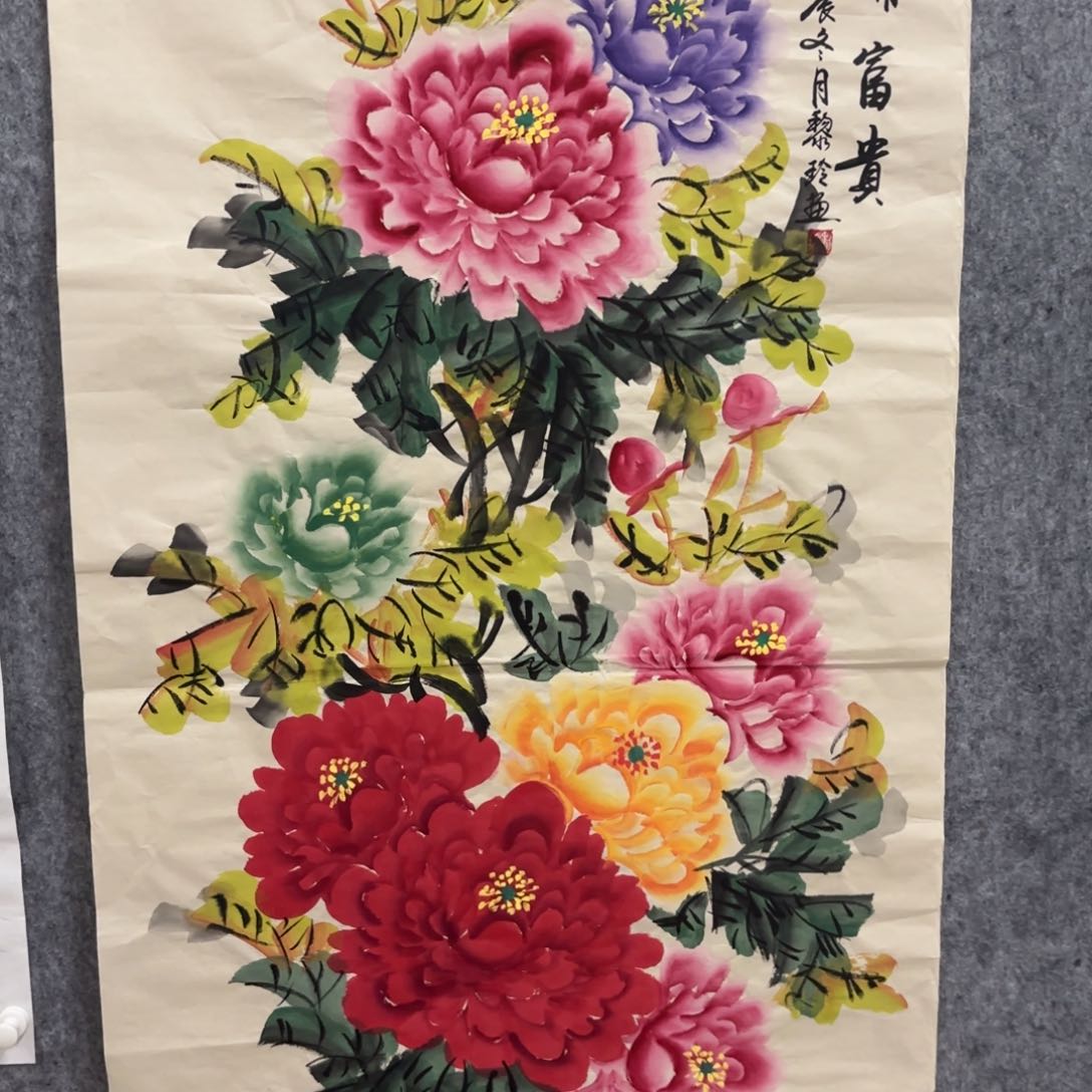 国画黎玲画家作品国画花鸟精品