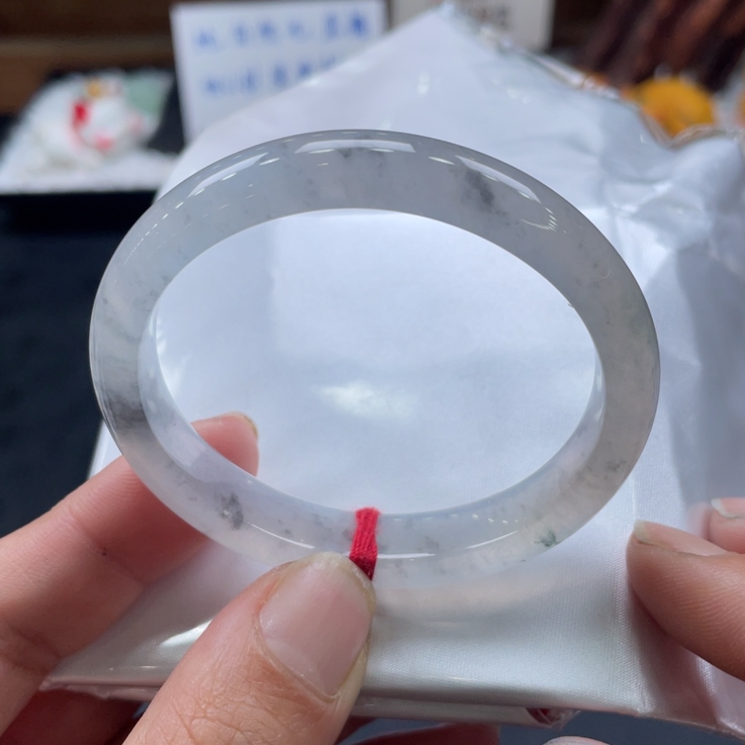 翡翠手镯未镶嵌旧**光52.2贵妃分单2