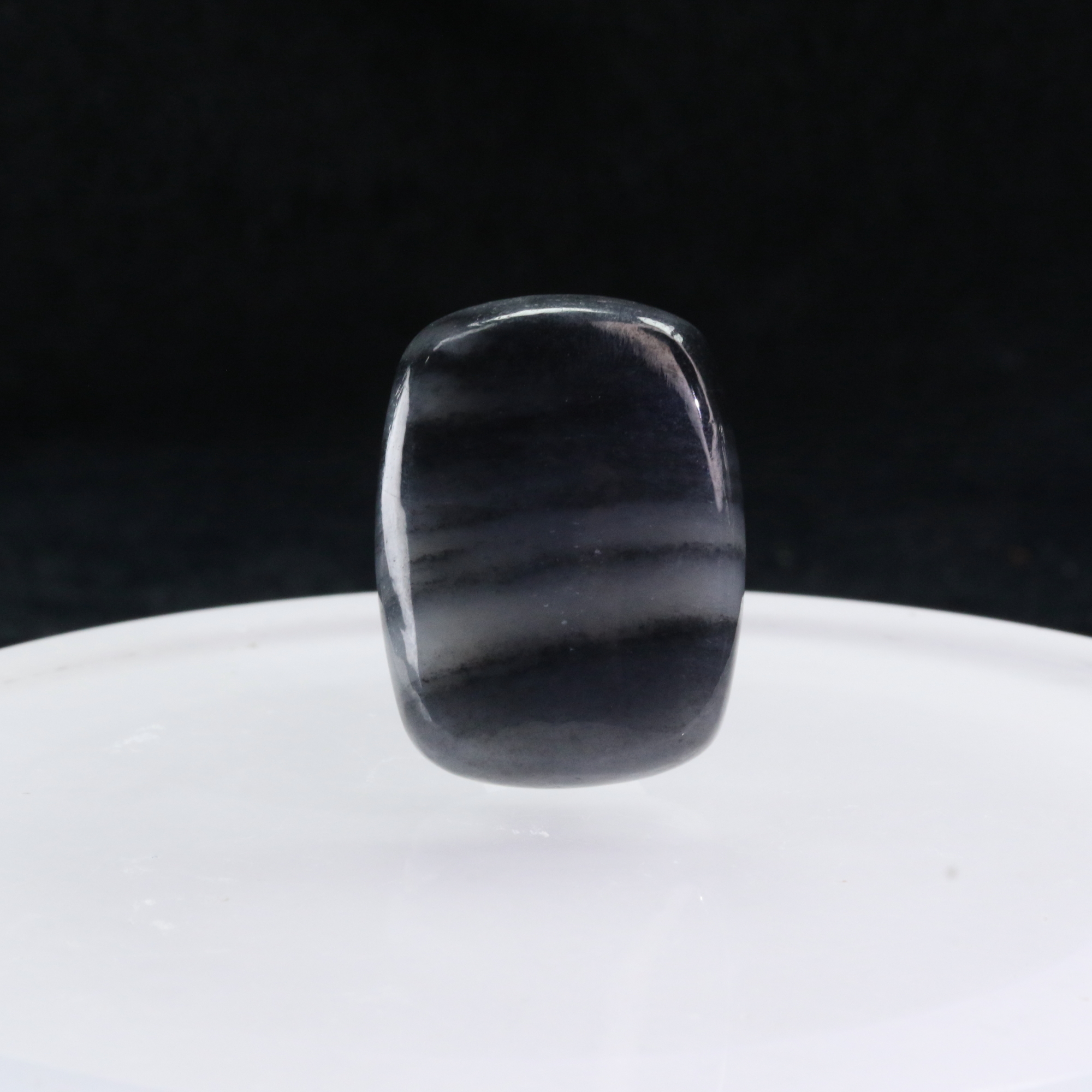 11和田玉青花无事牌/300204上海嘉禾拍卖