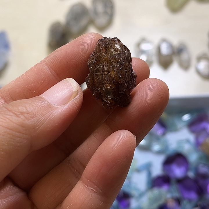 N***i未镶嵌水晶珠宝半成品