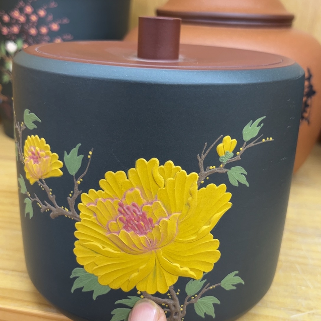 紫砂茶叶罐紫砂茶叶茶