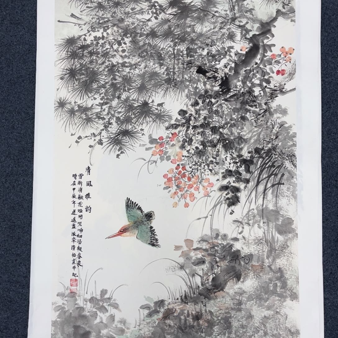 国画手绘画作品和绘画