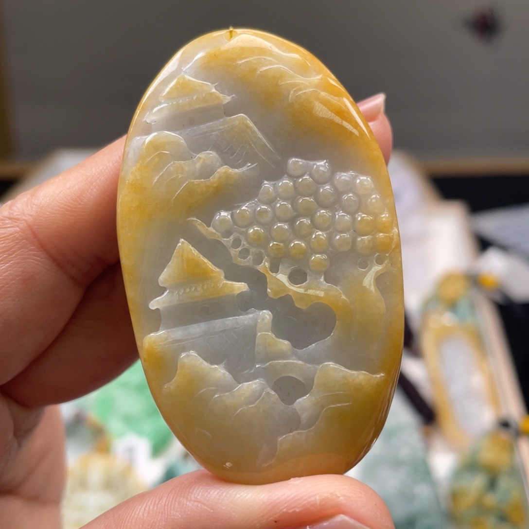 翡翠吊坠(不含链)未镶嵌