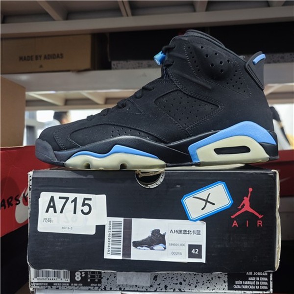 Nike aj6黑北卡蓝高帮 42码 全新原盒 12月4 sun A715