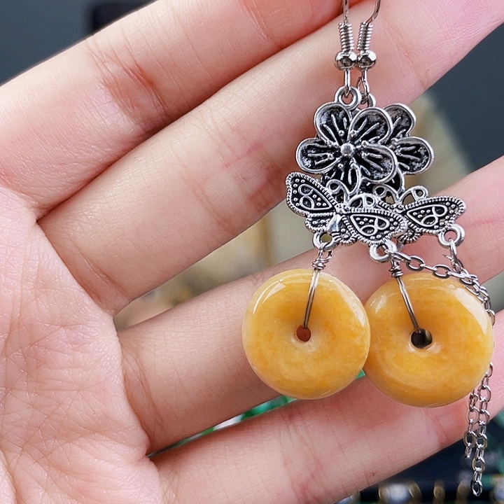 翡翠耳饰未镶嵌饰品