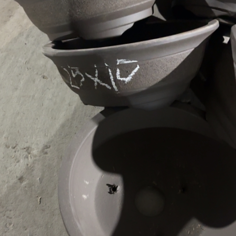 紫砂花盆50-3。  25-10