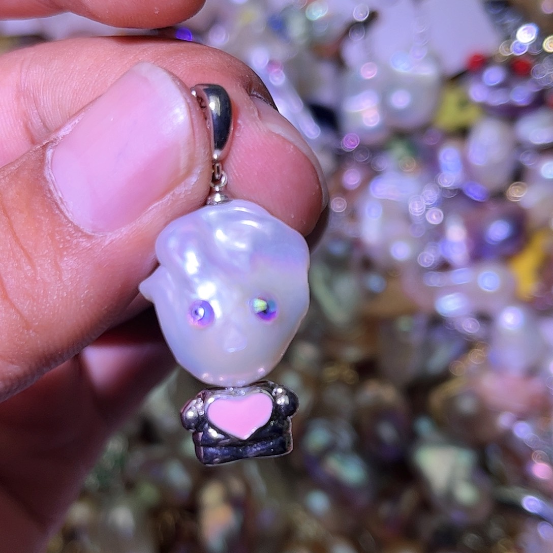 淡水珍珠未镶嵌吊坠(不含链)17