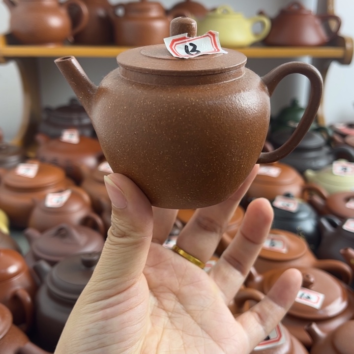 茶壶紫砂150cc降坡半手