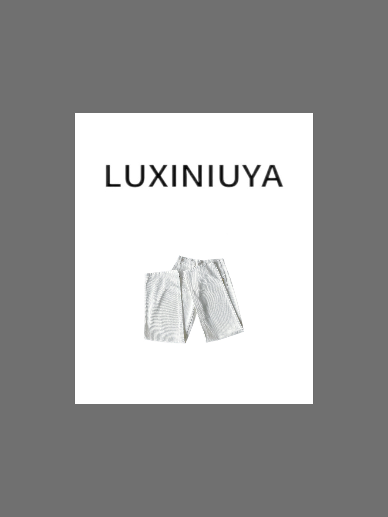 【LUXINIUYA】白开水裤 春夏新品显瘦休闲裤#CX2659