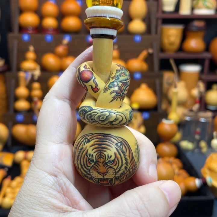 大***爷静享生活葫芦手把件