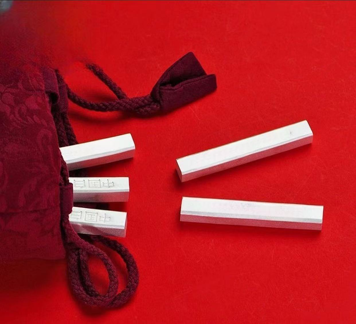 【开业福利】10克小方条乔迁家居装饰礼品工艺摆件