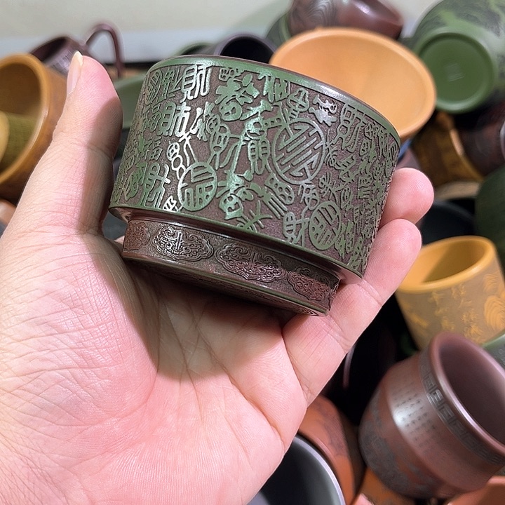 茶杯紫砂全手工紫砂主人杯